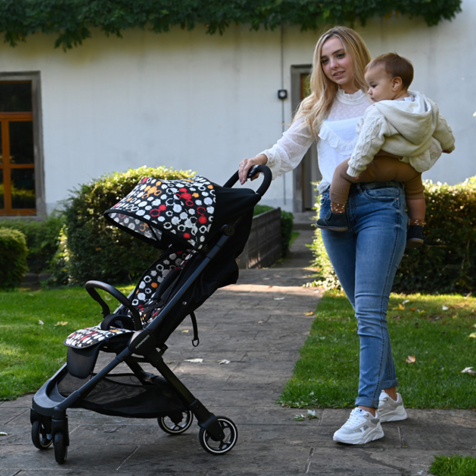 CIAO | Auto-Fold Baby Stroller - Sliver Grey