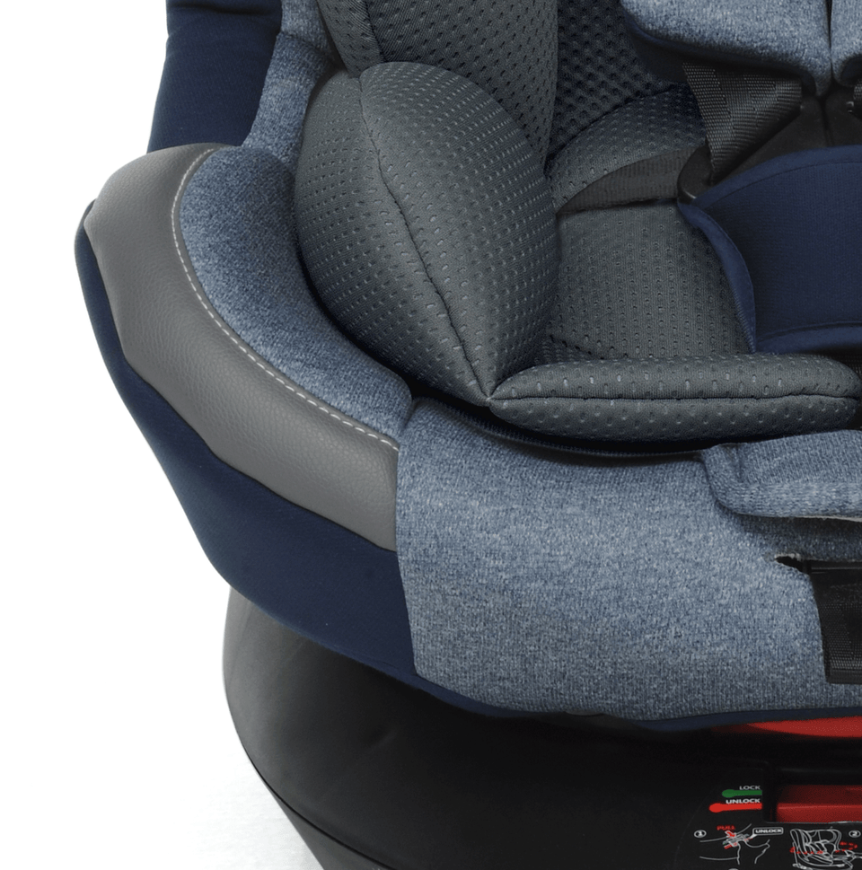 Sapphire Colour FP360 carseat Faux leather fabric details