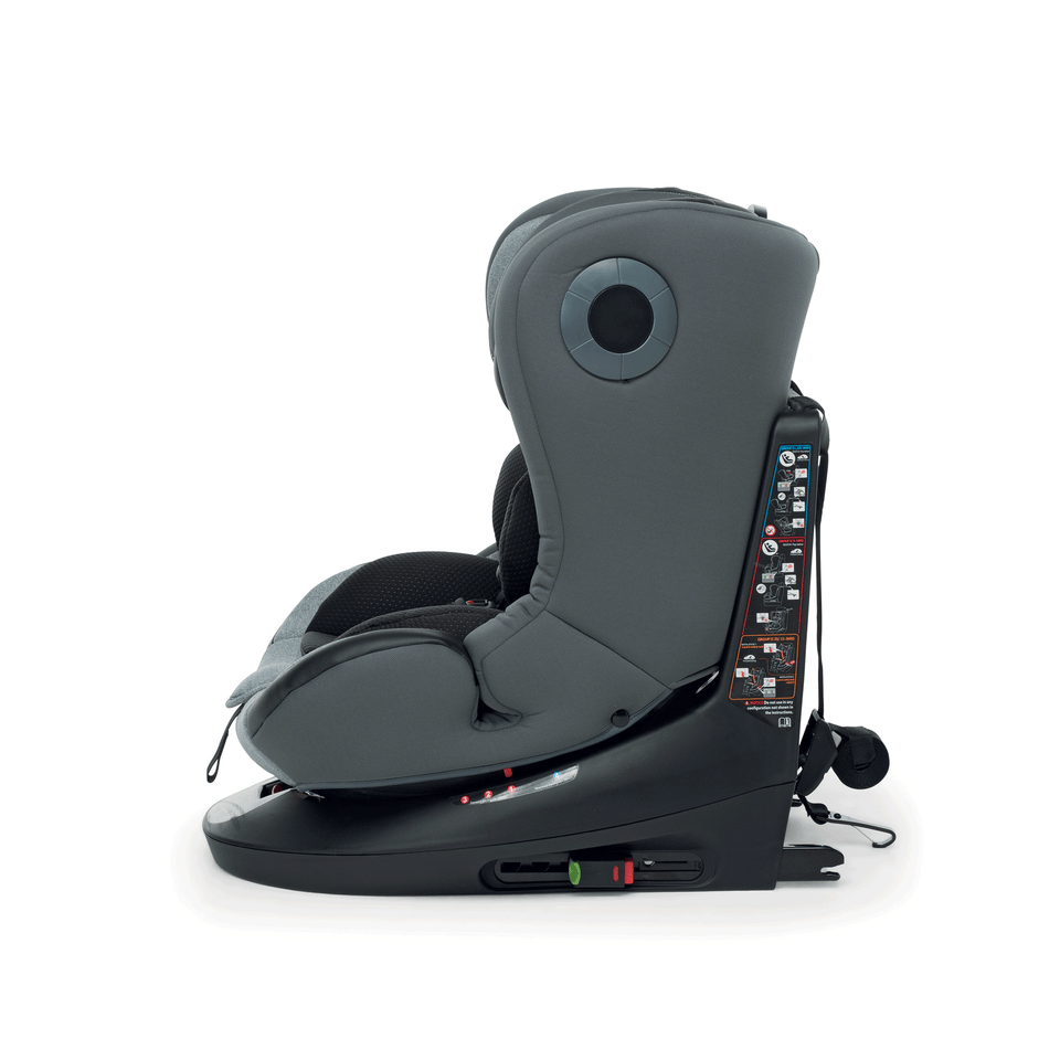Sliver Colour FP360 dualfix car seat side view